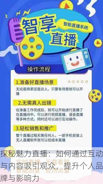 探秘魅力直播：如何通过互动与内容吸引观众，提升个人品牌与影响力