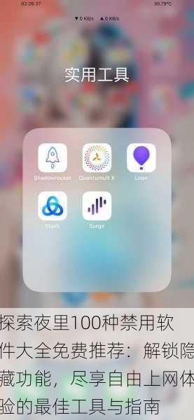 探索夜里100种禁用软件大全免费推荐：解锁隐藏功能，尽享自由上网体验的最佳工具与指南