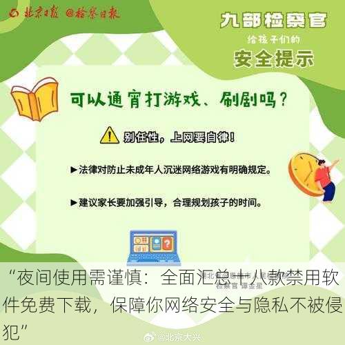 “夜间使用需谨慎：全面汇总十八款禁用软件免费下载，保障你网络安全与隐私不被侵犯”