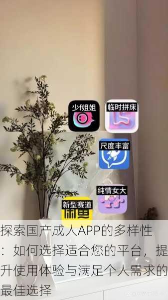 探索国产成人APP的多样性：如何选择适合您的平台，提升使用体验与满足个人需求的最佳选择