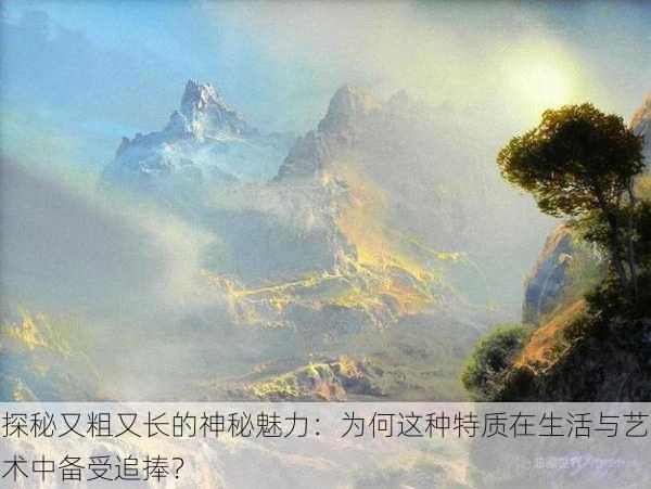 探秘又粗又长的神秘魅力：为何这种特质在生活与艺术中备受追捧？