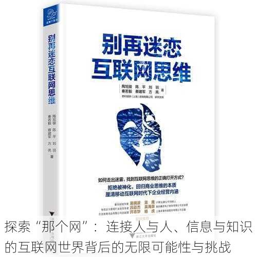 探索“那个网”：连接人与人、信息与知识的互联网世界背后的无限可能性与挑战