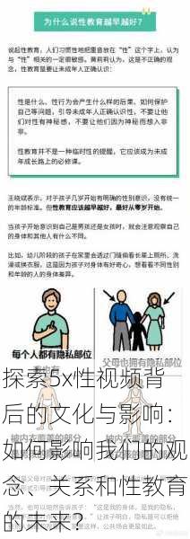 探索5x性视频背后的文化与影响：如何影响我们的观念、关系和性教育的未来？