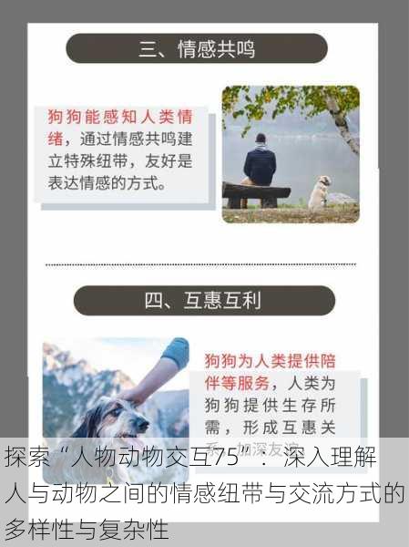 探索“人物动物交互75”：深入理解人与动物之间的情感纽带与交流方式的多样性与复杂性