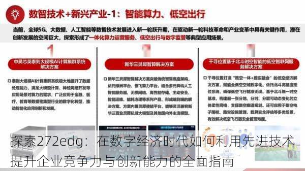 探索272edg：在数字经济时代如何利用先进技术提升企业竞争力与创新能力的全面指南