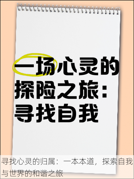 寻找心灵的归属：一本本道，探索自我与世界的和谐之旅