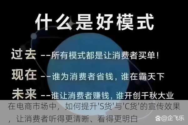 在电商市场中，如何提升'S货'与'C货'的宣传效果，让消费者听得更清晰、看得更明白