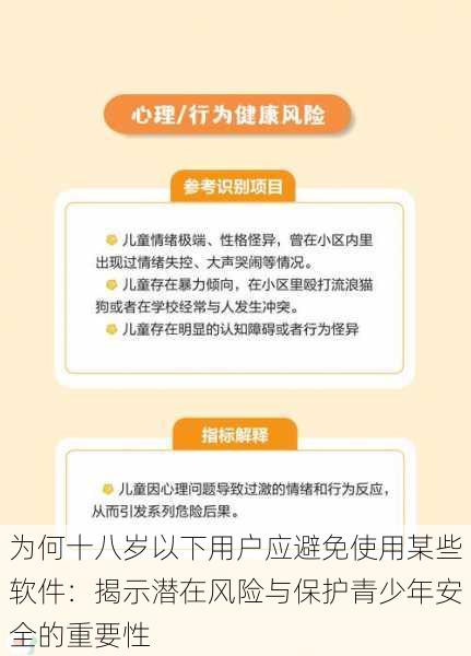 为何十八岁以下用户应避免使用某些软件：揭示潜在风险与保护青少年安全的重要性