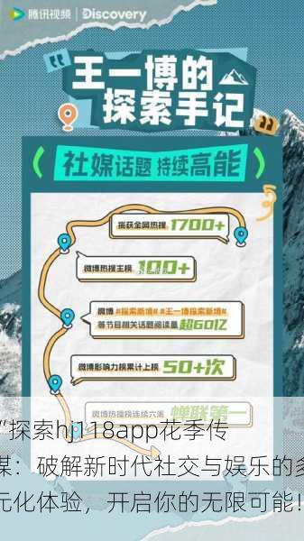 “探索hj118app花季传媒：破解新时代社交与娱乐的多元化体验，开启你的无限可能！”