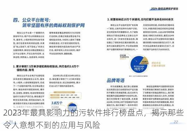 2023年最具影响力的污软件排行榜盘点，揭示那些令人意想不到的应用与风险