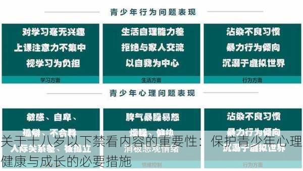 关于十八岁以下禁看内容的重要性：保护青少年心理健康与成长的必要措施