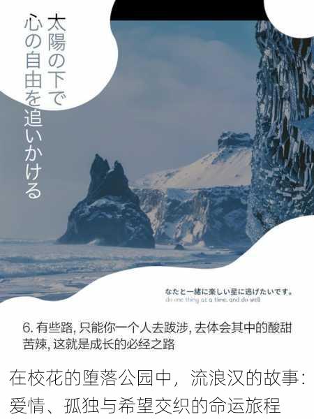 在校花的堕落公园中，流浪汉的故事：爱情、孤独与希望交织的命运旅程