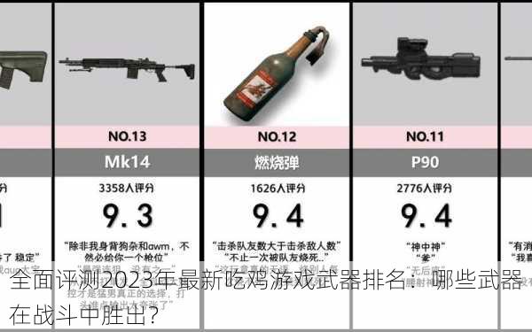 全面评测2023年最新吃鸡游戏武器排名：哪些武器在战斗中胜出？