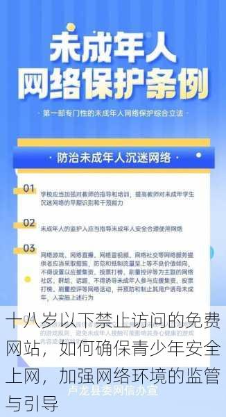 十八岁以下禁止访问的免费网站，如何确保青少年安全上网，加强网络环境的监管与引导