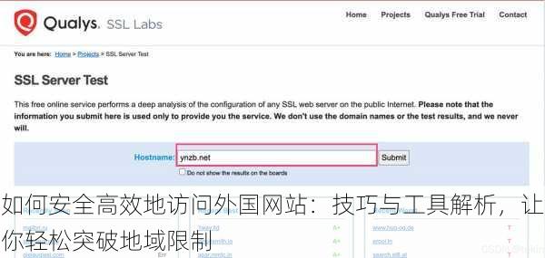 如何安全高效地访问外国网站：技巧与工具解析，让你轻松突破地域限制