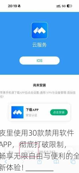 夜里使用30款禁用软件APP，彻底打破限制，畅享无限自由与便利的全新体验！