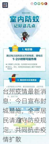 台州疫情最新消息：今日宣布封城措施，全市居民请遵守防疫规定，共同抗击疫情扩散