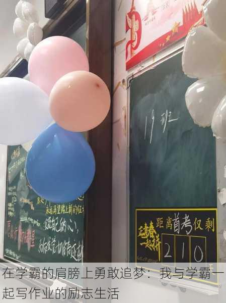 在学霸的肩膀上勇敢追梦：我与学霸一起写作业的励志生活