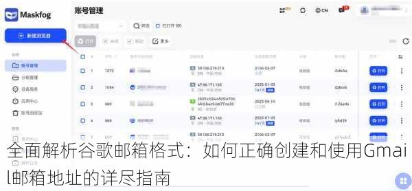 全面解析谷歌邮箱格式：如何正确创建和使用Gmail邮箱地址的详尽指南