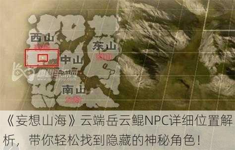 《妄想山海》云端岳云鲲NPC详细位置解析，带你轻松找到隐藏的神秘角色！