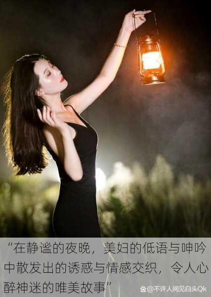 “在静谧的夜晚，美妇的低语与呻吟中散发出的诱惑与情感交织，令人心醉神迷的唯美故事”