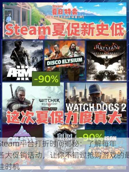 Steam平台打折时间揭秘：了解每年各大促销活动，让你不错过抢购游戏的最佳时机