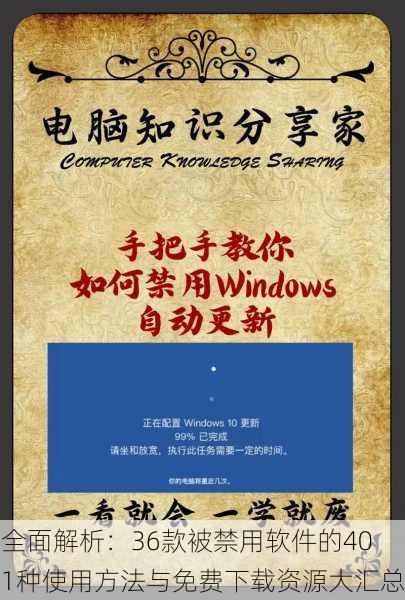 全面解析：36款被禁用软件的401种使用方法与免费下载资源大汇总