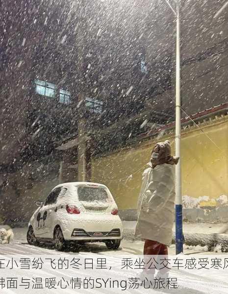 在小雪纷飞的冬日里，乘坐公交车感受寒风拂面与温暖心情的SYing荡心旅程