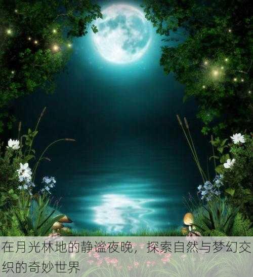 在月光林地的静谧夜晚，探索自然与梦幻交织的奇妙世界