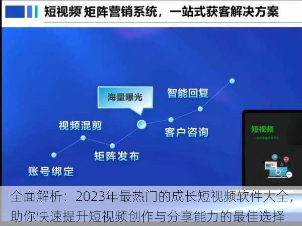 全面解析：2023年最热门的成长短视频软件大全，助你快速提升短视频创作与分享能力的最佳选择