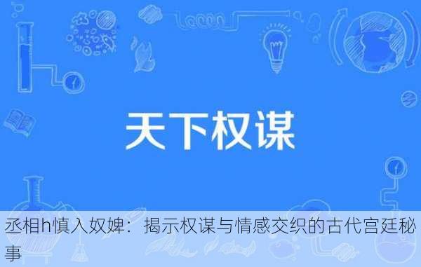 丞相h慎入奴婢：揭示权谋与情感交织的古代宫廷秘事