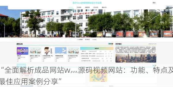 “全面解析成品网站w灬源码视频网站：功能、特点及最佳应用案例分享”