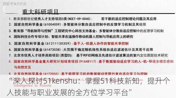 “深入探讨51kenshu：掌握51科技新知，提升个人技能与职业发展的全方位学习平台”