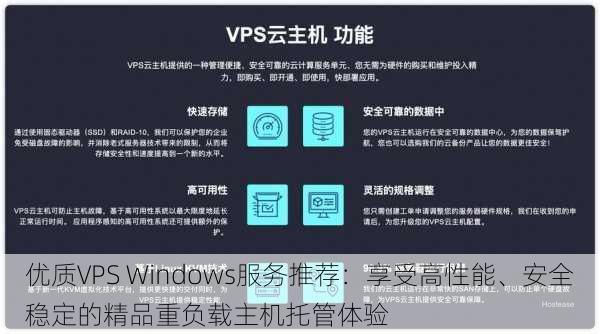 优质VPS Windows服务推荐：享受高性能、安全稳定的精品重负载主机托管体验