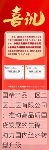 国精产品一区二区三区有限公司：推动高品质国货发展的先锋，助力国内经济转型升级