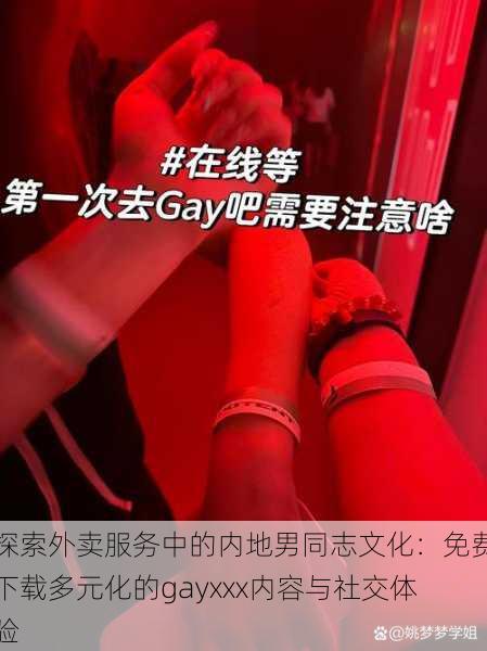 探索外卖服务中的内地男同志文化:免费下载多元化的gayxxx内容与社交体验